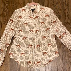 Jcrew size 2 silk top